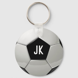 Porte-clés Monogramme Porte - clé de balle de soccer