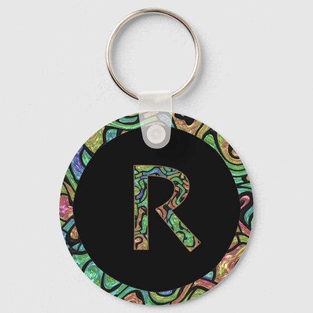 Porte-clés Monogramme R (Recto)
