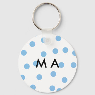 Porte-clés Monogramme simple ajoutez votre lettre de nom homm
