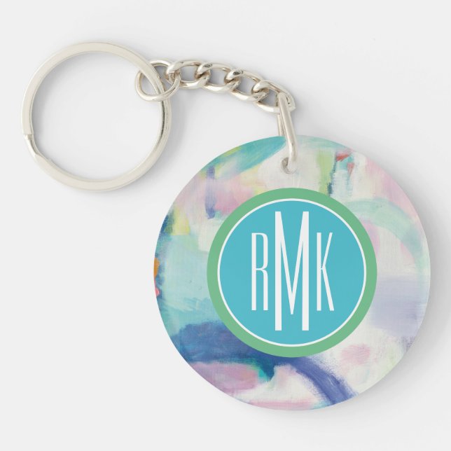 Porte-clés Monogramme | Trial et Airy Bright (Devant)