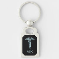 Monogramme Turquoise Caduceus
