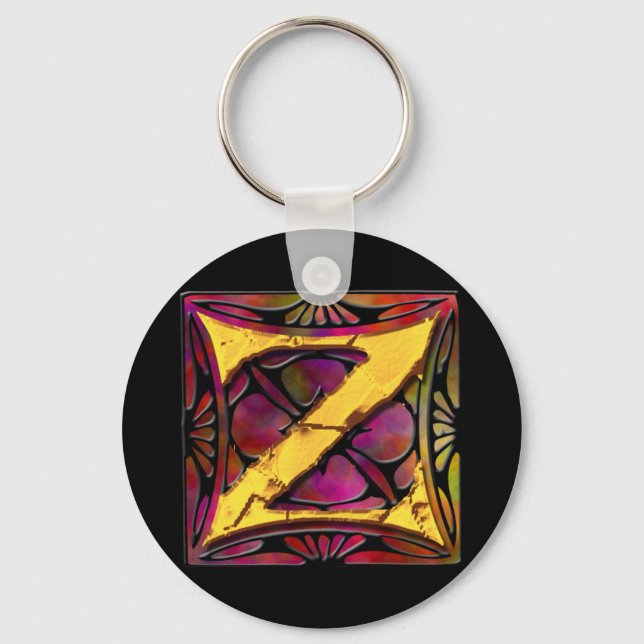 Porte-clés Monogramme : verre d'eau Z (Recto)