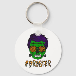 Porte-clés Monster Crâne Broster Frère Halloween Correspondan