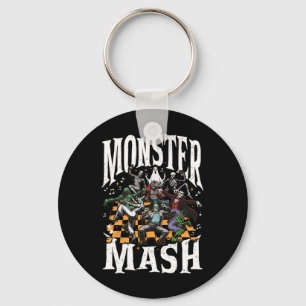 Porte-clés Monster Mash Retro Halloween Funny Monster Éffraya