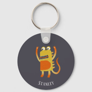 Porte-clés Monster Stanley Nom personnalisé Porte - clé