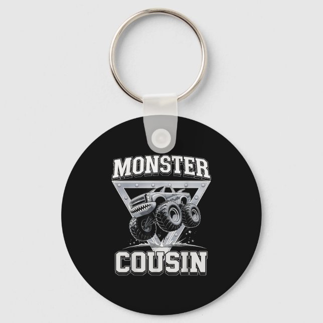 Porte-clés Monster Truck Cousin Fathers Day Monster Truck Are (Recto)