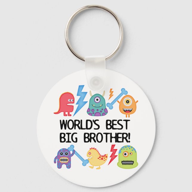 Porte-clés Monsters World's Best Big Brother (Recto)