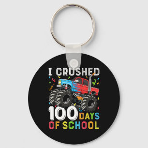 Porte-clés Monstre de camion monstre 100 jours d'école 100e j