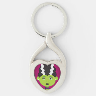 Porte-clés Monstre de fille verte