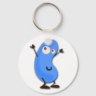 Porte-clés Monstre de haricot bleu
