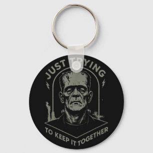 Porte-clés Monstre Frankenstein vintage Essaie Juste De Garde