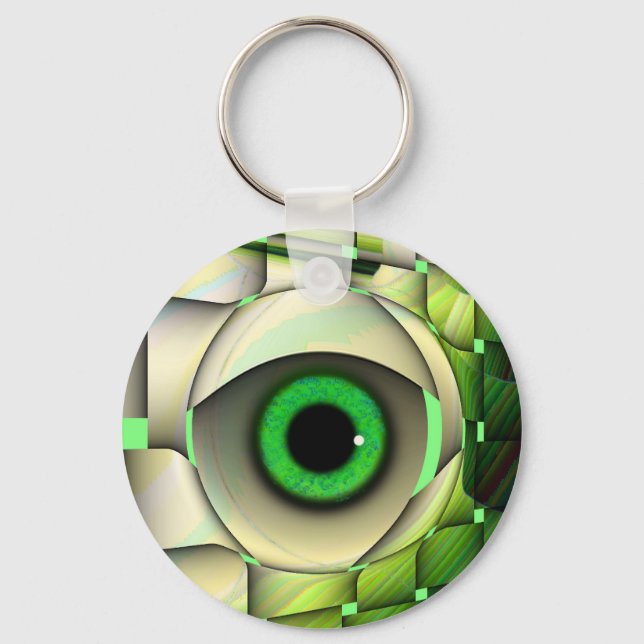 Porte-clés Monstre vert (Recto)