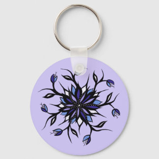 Porte-clés Monstres Et Dents De Mandala Floral Gothique