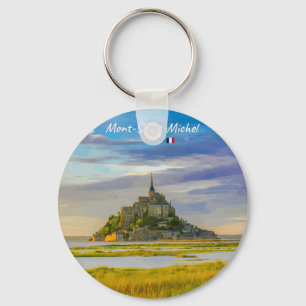 Porte-clés Mont-Saint-Michel, France - Abbaye médiévale