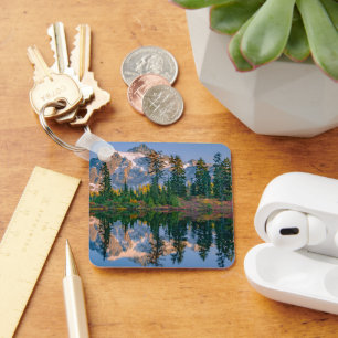 Porte-clés Mont Shuksan reflété dans le lac Reflection