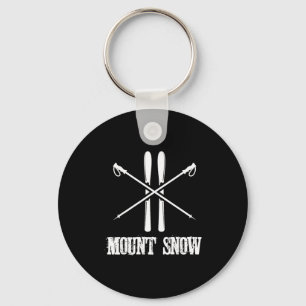 Porte-clés Mont ski de neige skieur bâtons de ski nordique de