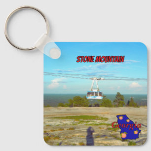 Porte-clés Mont Stone Mountain Summit Skyride Souvenir Géorgi