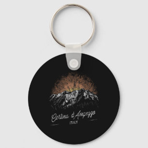 Porte-clés Montagnes de Cortina d'Ampezzo Italie Randonnée Pl