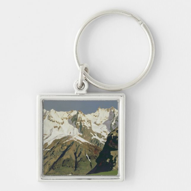 Porte-clés Montagnes de Mont Blanc, 1897 (Devant)