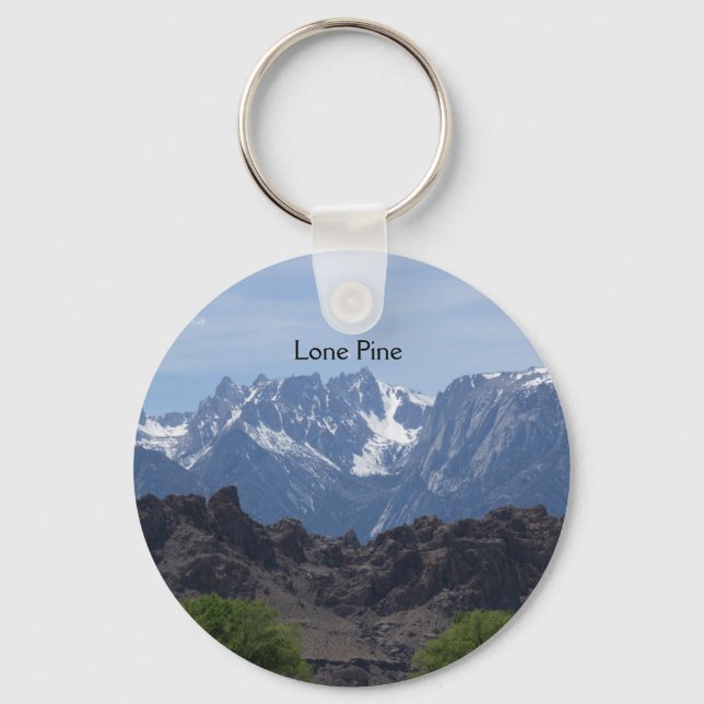 Porte-clés Montagnes enneigées de Lone Pine      (Recto)