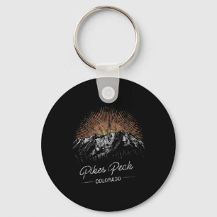 Porte-clés Montagnes Pikes Peak Colorado Randonnée Extérieur 