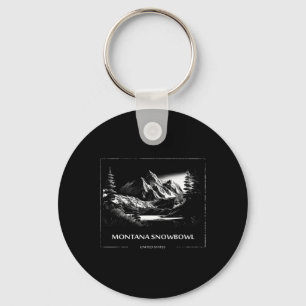 Porte-clés Montana Snowbowl États-Unis Ski Ski alpin Skieur