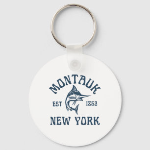 Porte-clés Montauk New York Pêche Marlin Voyage Poisson Plage