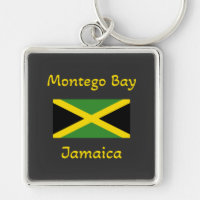 Montego Bay Jamaïque - Drapeau jamaïcain