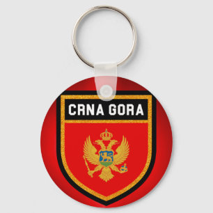 Porte-clés Montenegro Flag