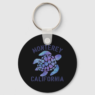 Porte-clés Monterey, Ca Beach Design _ Cadeau de tortue triba