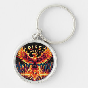 Porte-clés Montez au-dessus du feu de Phoenix