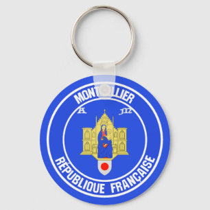 Porte-clés Montpellier Round Emblem
