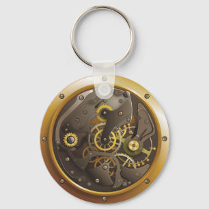 Porte-clés Montre Steampunk