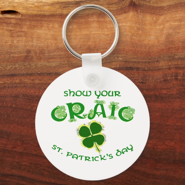 Porte-clés Montre ton Craic (Recto)