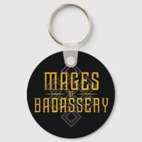 Monty & Strong - Mages of Badassery Porte - clé