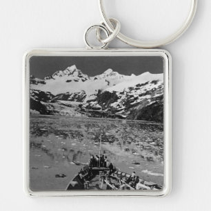 Porte-clés Monument national vintage de la baie des glaciers