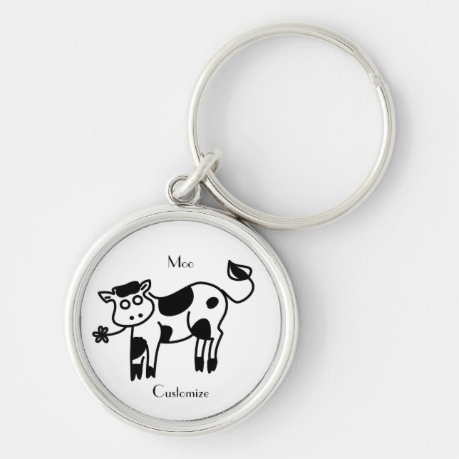 Porte-clés Moo Cow Thunder_Cove (Devant)