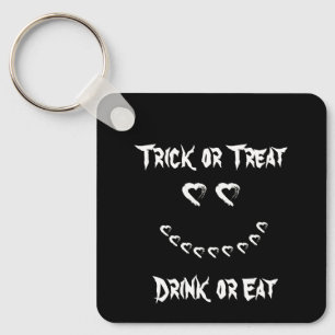 Porte-clés Moon Heart Halloween Trick ou Treat porte - clé