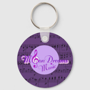 Porte-clés MoonDreams Purple Sheet Music