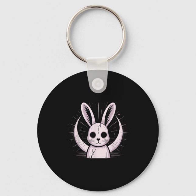 Porte-clés Moonlight Bunny Nge Alt Rabbit Horror Witch Moon C (Recto)