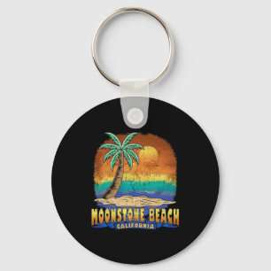 Porte-clés Moonstone Beach Californie Vintage Distorti Souv