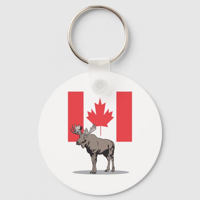 Porte-clés Moose Canada (Recto)