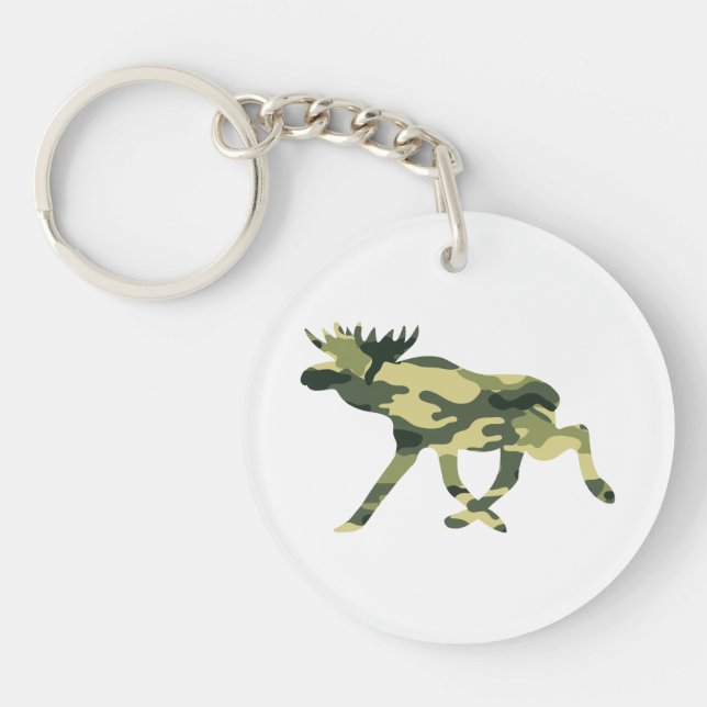 Porte-clés Moose / Elk Woodland Camouflage / Camo (Devant)