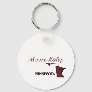 Porte-clés Moose Lake Minnesota City Classic