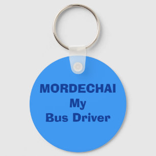 Porte-clés MORDECHAI Mon chauffeur de bus ...