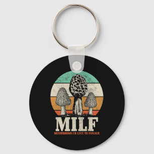 Porte-clés Morel Chasse aux champignons M.i.l.f. Champignons