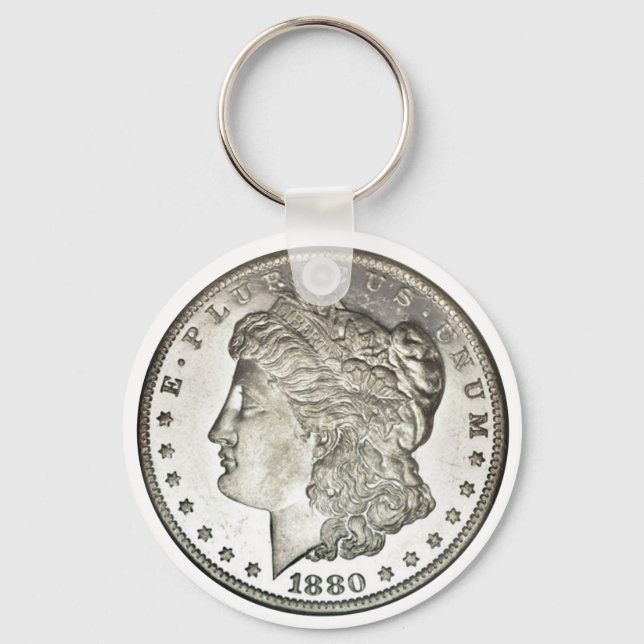 Porte-clés Morgan Silver Dollar Image sur Porte - clé (Recto)