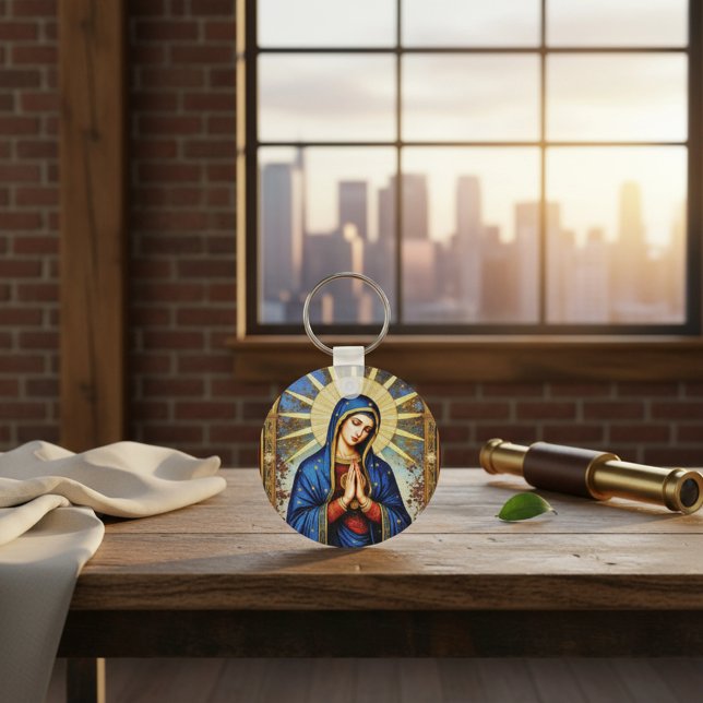 Porte-clés Mosaic Madonna (Créateur téléchargé)