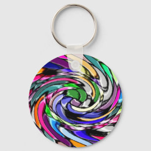 Porte-clés Mosaïque tourbillonnant
