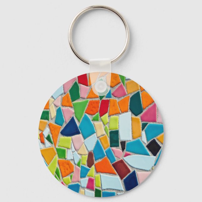 PORTE-CLÉS MOSIQUE COLORÉ (Recto)